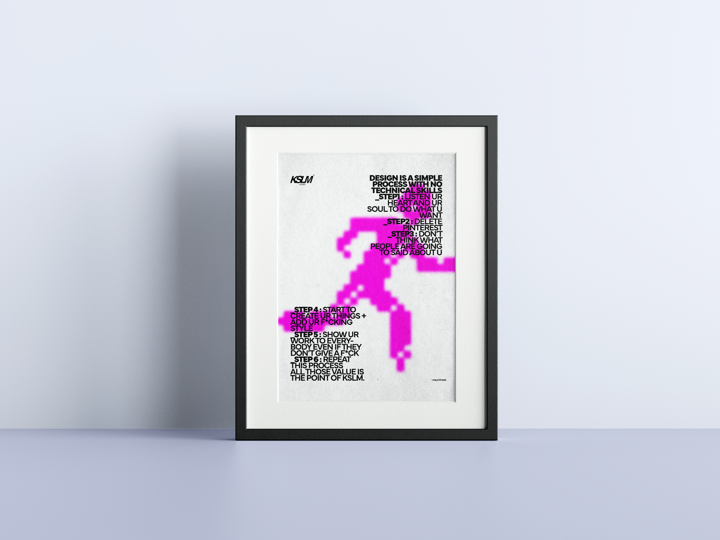 RUN FOR CREATE POSTER