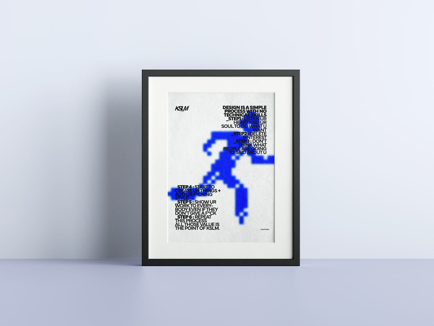 RUN FOR CREATE POSTER